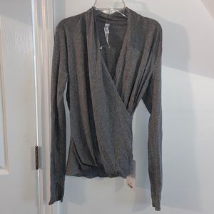 LuluLemon long sleeve crossover shirt **never been worn- tags still on**